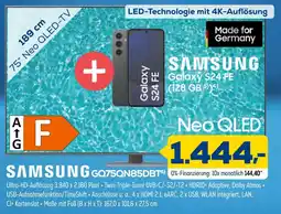 Euronics Samsung gq75qn85dbt Angebot