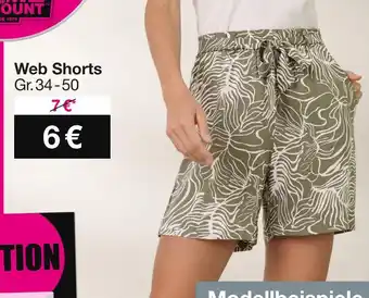 Woolworth Web shorts Angebot