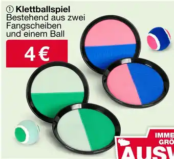 Woolworth Klettballspiel Angebot