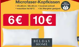 Woolworth Belday home microfaser-kopfkissen Angebot