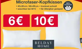 Woolworth Belday home microfaser-kopfkissen Angebot