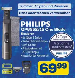 Euronics Philips qp6552/15 one blade rasierer Angebot