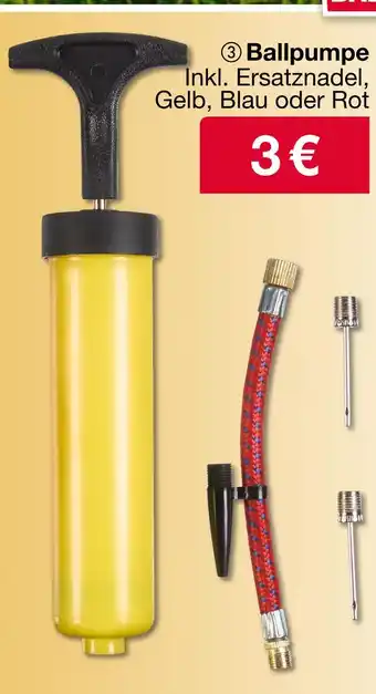 Woolworth Ballpumpe Angebot