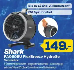Euronics Shark fa050eu flexbreeze hydrogo ventilator Angebot