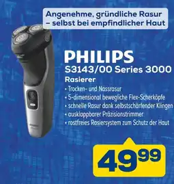 Euronics Philips s3143/00 series 3000 rasierer Angebot
