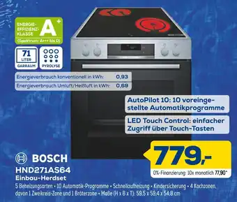 Euronics Bosch hnd271as64 einbau-herdset Angebot