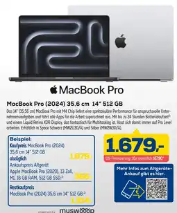 Euronics Apple macbook pro (2024) 35,6 cm 14 512 gb Angebot