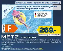 Euronics Metz 43mud6001y Angebot