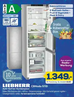 Euronics Liebherr cbnsda 572i kühl-gefrier-kombination Angebot