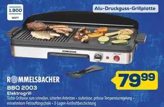 Euronics Rommelsbacher bbq 2003 elektrogrill Angebot