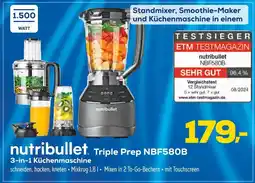 Euronics Nutribullet triple prep nbf580b Angebot