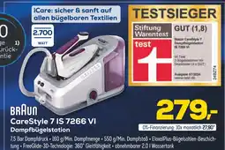 Euronics Braun carestyle 7 is 7266 vi dampfbügelstation Angebot