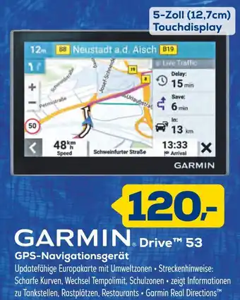 Euronics Garmin drive 53 gps-navigationsgerät Angebot