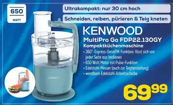 Euronics Kenwood multipro go fdp22.130gy kompaktküchenmaschine Angebot