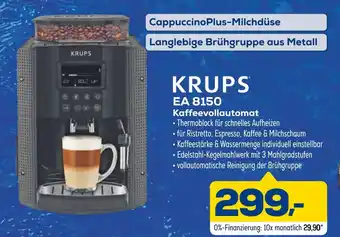 Euronics Krups ea 8150 kaffeevollautomat Angebot