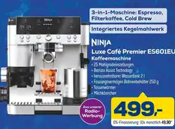 Euronics Ninja luxe café premier es601eu kaffeemaschine Angebot