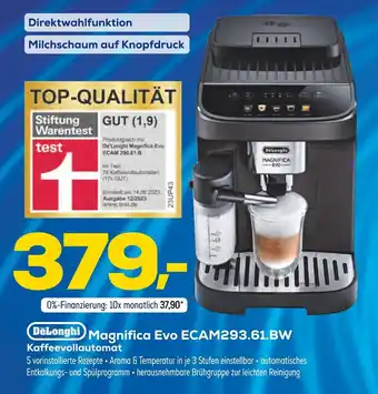 Euronics Delonghi magnifica evo ecam293.61.bw kaffeevollautomat Angebot