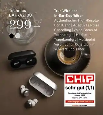 Euronics Technics eah-az100 true wireless in-ear-kopfhörer Angebot