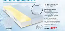 Matratzen Concord H+ manufaktur hybridschaum-matratze climaline 2.0 Angebot