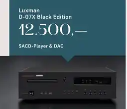 Euronics Luxman d-07x black edition Angebot