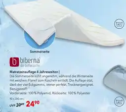 Matratzen Concord Biberna matratzenauflage 4 jahreszeiten Angebot