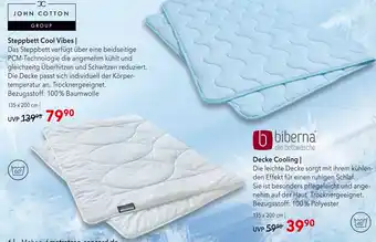 Matratzen Concord John cotton group steppbett cool vibes oder decke cooling Angebot