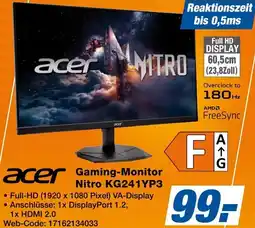 Expert acer Gaming-Monitor Nitro KG241YP3 Angebot