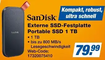 Expert SanDisk Externe SSD-Festplatte Portable SSD 1 TB Angebot