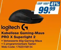 Expert logitech Kabellose Gaming-Maus PRO X Superlight 2 Angebot