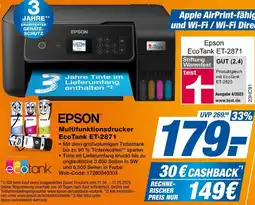 Expert EPSON Multifunktionsdrucker EcoTank ET-2871 Angebot