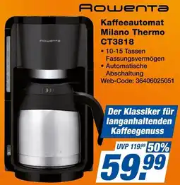 Expert Rowenta Kaffeeautomat Milano Thermo CT3818 Angebot