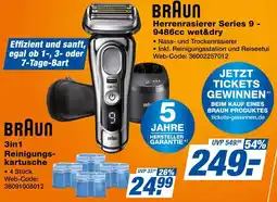 Expert BRAUN Herrenrasierer Series 9 - 9486cc wet&dry Angebot