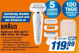 Expert BRAUN Epilierer Silk-épil 9 SES 9002 3D Single Angebot