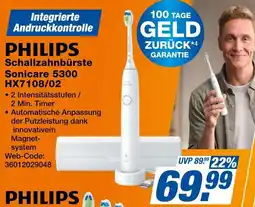 Expert PHILIPS Schallzahnbürste Sonicare 5300 HX7108/02 Angebot