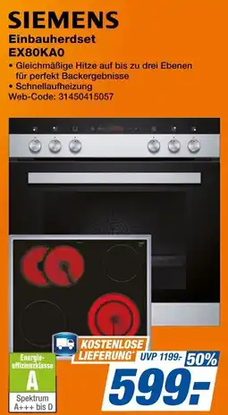Expert SIEMENS Einbauherdset EX80KA0 Angebot