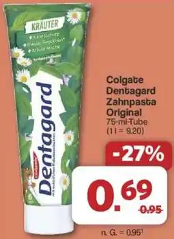Famila Nord West Colgate Dentagard Zahnpasta Original Angebot