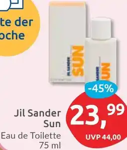 Budni Jil Sander Sun Eau de Toilette Angebot