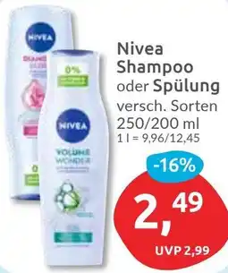 Budni Nivea Shampoo oder Spülung Angebot
