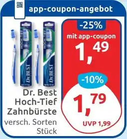 Budni Dr. Best Hoch-Tief Zahnbürste Angebot