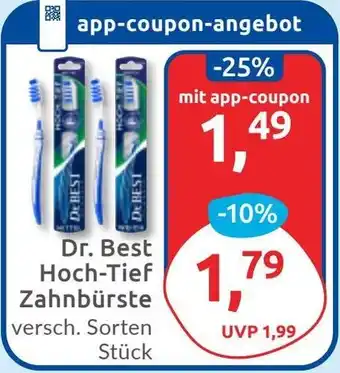 Budni Dr. Best Hoch-Tief Zahnbürste Angebot