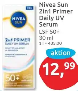 Budni Nivea Sun 2in1 Primer Daily UV Serum Angebot
