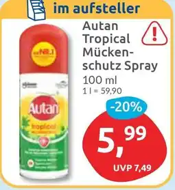 Budni Autan Tropical Mückenschutz Spray Angebot