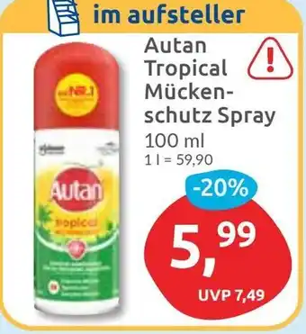 Budni Autan Tropical Mückenschutz Spray Angebot