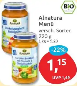 Budni Alnatura Menü Angebot