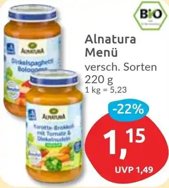 Budni Alnatura Menü Angebot