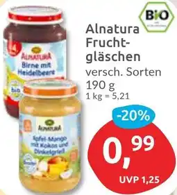 Budni Alnatura Fruchtgläschen Angebot