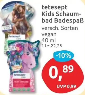 Budni tetesept Kids Schaumbad Badespaß Angebot