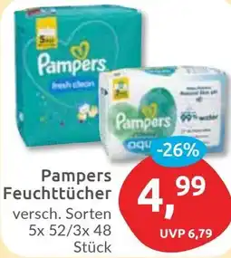 Budni Pampers Feuchttücher Angebot