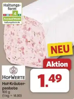 Famila Nord West HOFWERTE Hof-Kräuterpastete Angebot