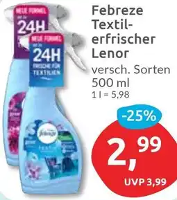 Budni Febreze Textilerfrischer Lenor Angebot